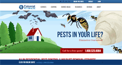 Desktop Screenshot of colonialpest.com