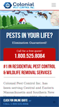 Mobile Screenshot of colonialpest.com